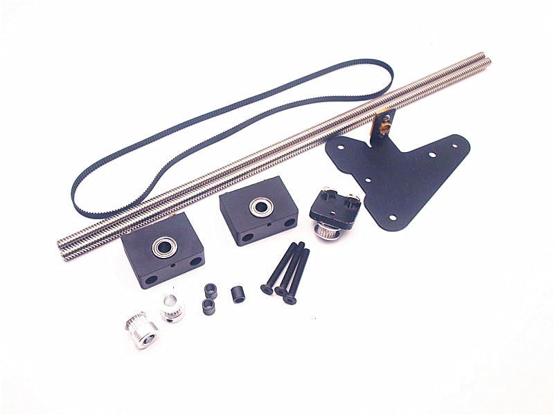 Funssor CR-10 dual Z achse upgrade kit Für Creality CR-10/ENDER3 3D Drucker einzigen motor dual Z achse pulley upgrade