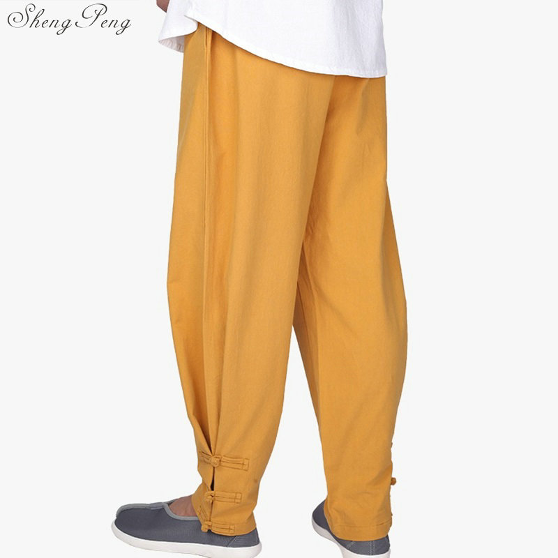 Buddhistischen shaolin mönch kleidung Kung-Fu hosen shaolin mönch kostüm traditionellen chinesischen hosen V1109