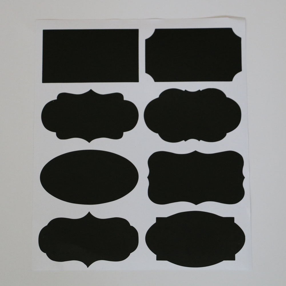 36pcs Black Chalkboard Labels – Reusable Sticker Tags For Jars, Pantry, Kitchen