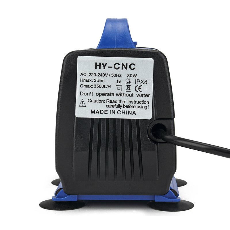 80w 3.5M Water Pump Submersible Pump Spindle Tool Cooling Pump Large Power 80W AC: 220V -240V for Engraving Machine
