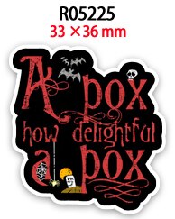 Vlakke hars flatback halloween 30 stuks/partij acryl harsen bedrukt voor doe-het-zelf decoratie: R05225