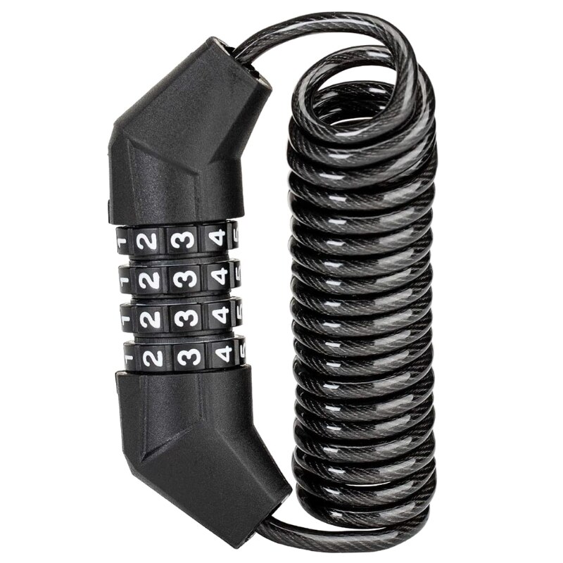 Motorcycle Helmet Lock Combination Lock With Cable Portable Motorcycle Anti-theft Lockstitch Cable: A