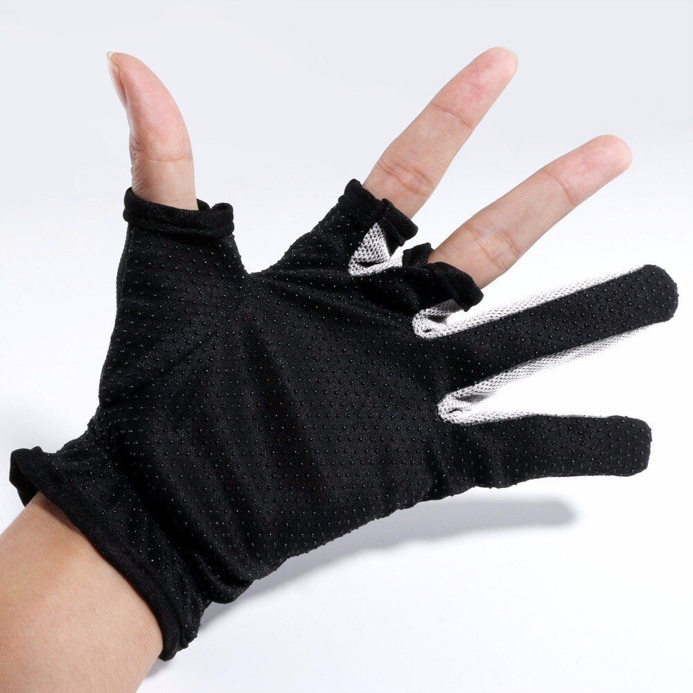 Fishing Handschoenen 3 Low Cut Fingers Vis Vissen Visser Handschoenen Anti Antislip Hengel Tackle Handschoenen wholeslae
