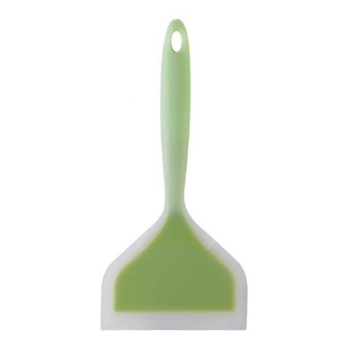 1Pc Non-stick Siliconen Spatels Rundvlees Vlees Ei Koken Spatel Keuken Koken Bakken Schraper Pizza Schop Voedsel Lifters turners: Green