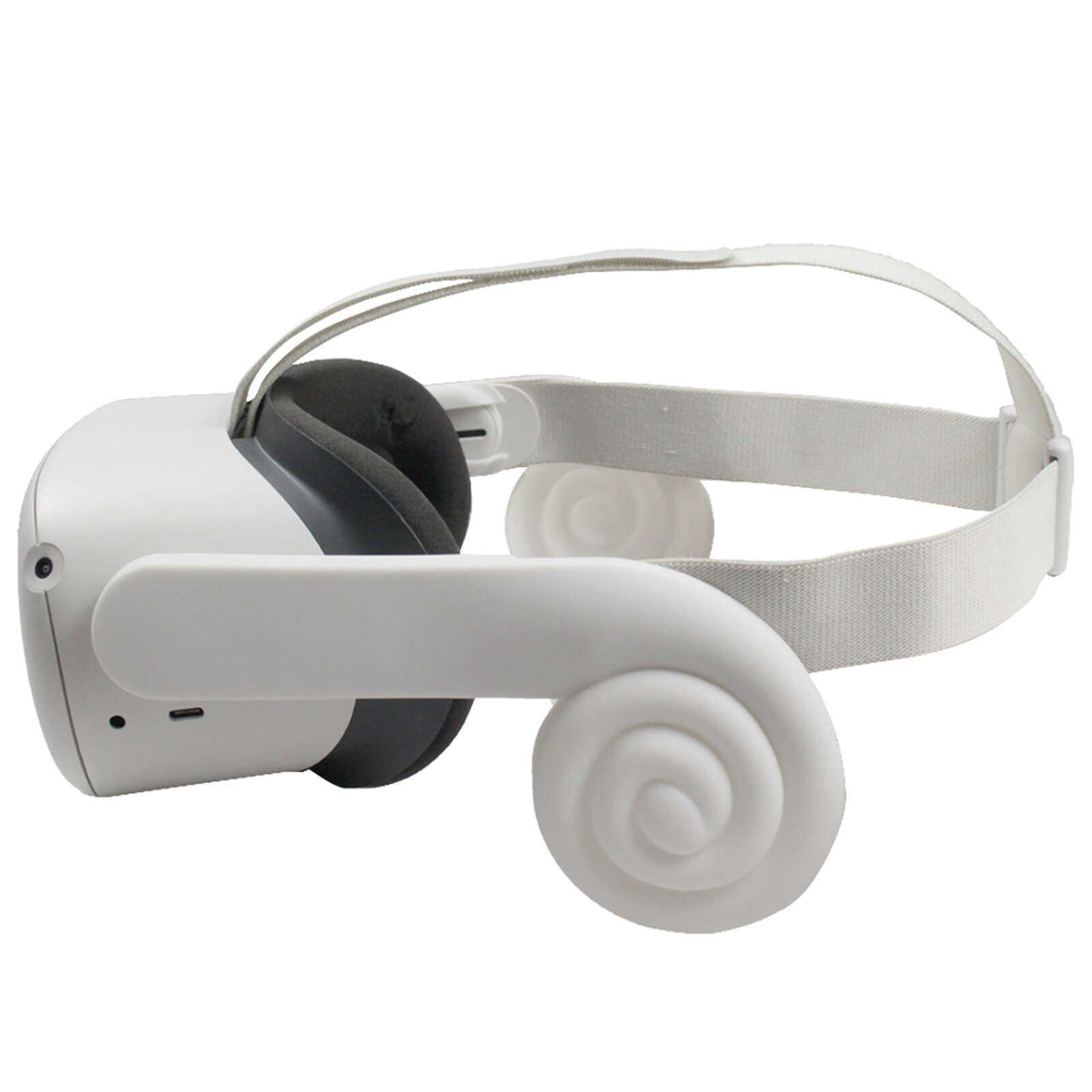 Silicone VR Ear Muffs Noise Reduction Earflap Headphone Sound Collector VR Earmuffs For Oculus Quest 2 VR Headset #