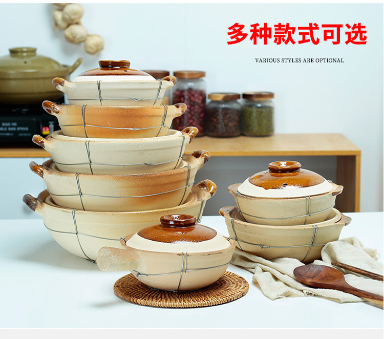 Kinesisk stil traditionel gammeldags jordmadlavning gryderet hong kong guangdong suppe ris grød gryde ler grydegryde