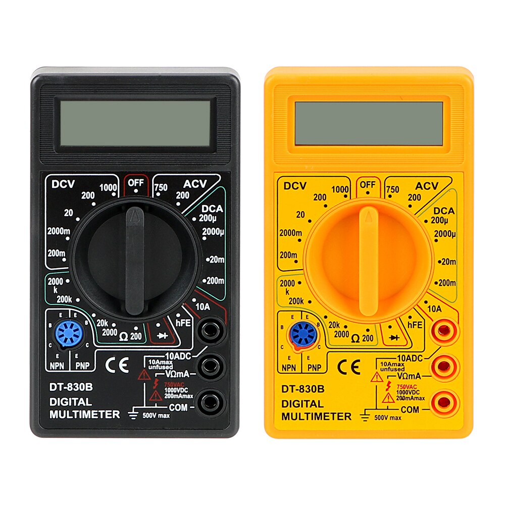 NICEYARD DT-830B Multimeter analysieren Instrument Ohmmeter Volt Tester LCD Auto Palette Digital Voltmeter