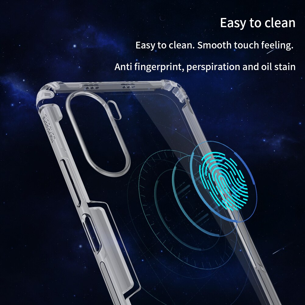 Nillkin Voor Xiaomi Poco F3 Case Natuur Tpu Soft Touch Siliconen Cover Ultra-Dunne Telefoon Bescherming Case Voor Xiaomi poco F3 Case