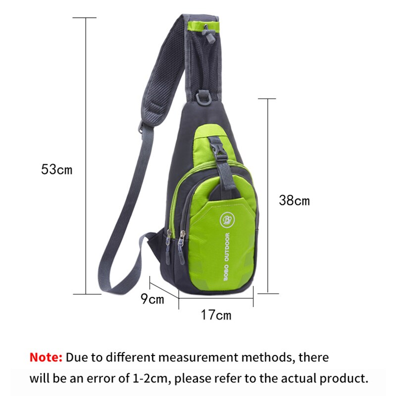 KUBUG Crossbody Bag Casual Chest Pack Lightweight Ultra-Thin Waterproof Nylon WOMEN'S Bag Outdoor Sport Bag Shoulder Bag