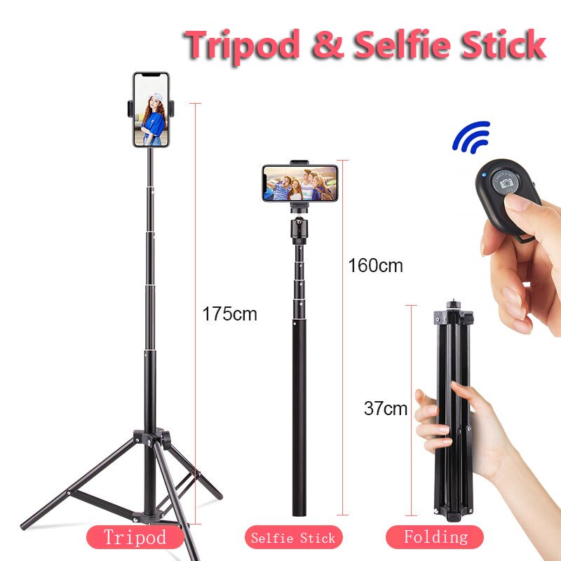 170cm Tripod for Phone Smartphone Tripode for Mobile Phone Trepier Flexible Selfie Stick Tripod Cellphone Handy Stativ