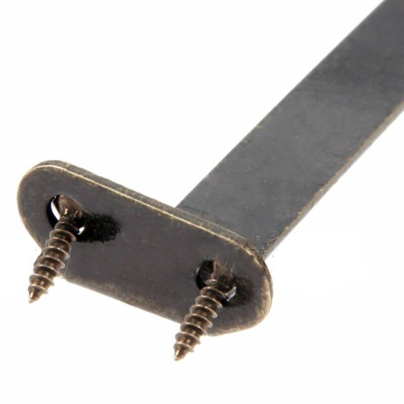 Iron Lid Support Hinges Display Stay Lift Up Jewelry Box Case Cabinet Hardware