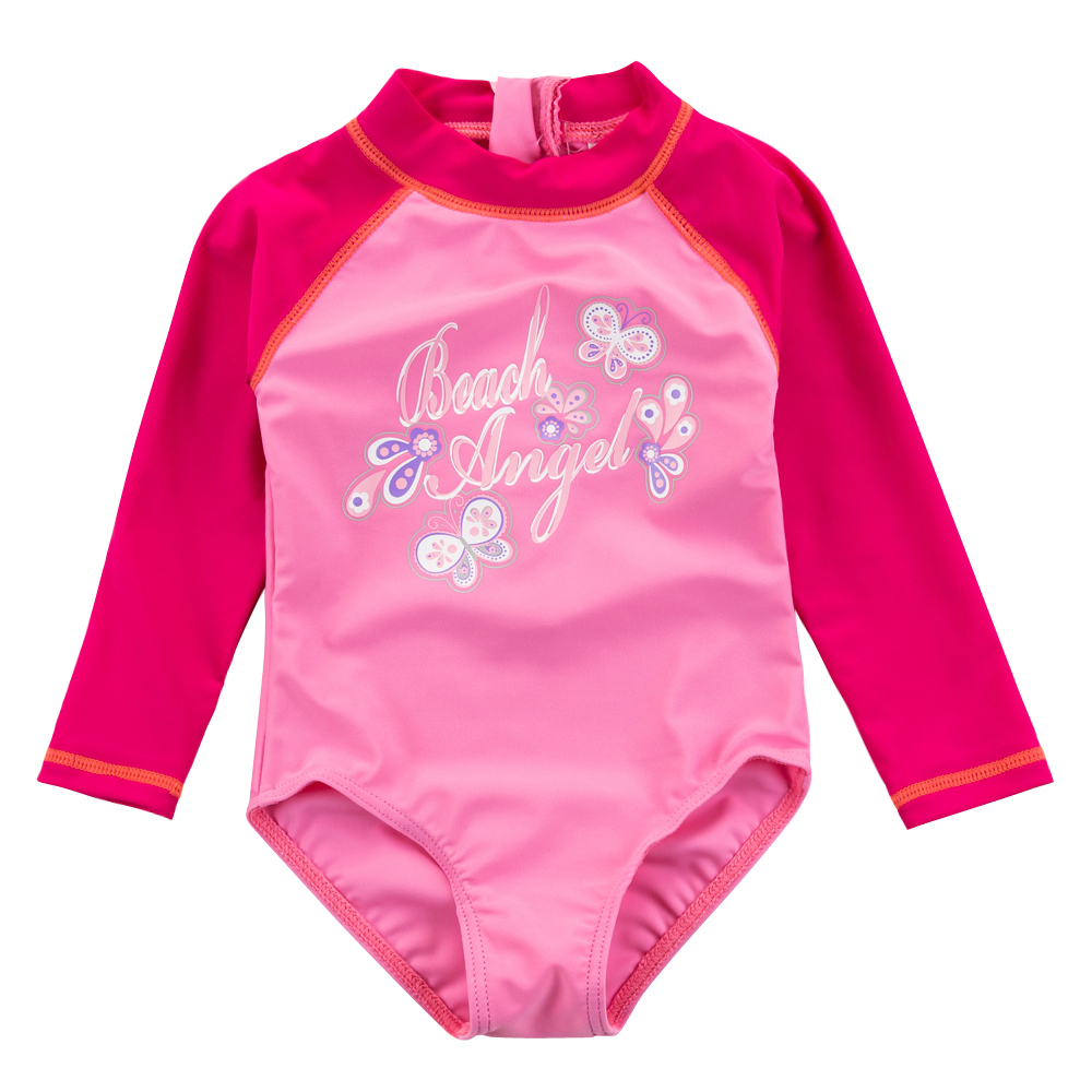 Maillot De Bain Une Pièce Bébé Fille SOUI - Protection UV 50+ - Fermeture Éclair
