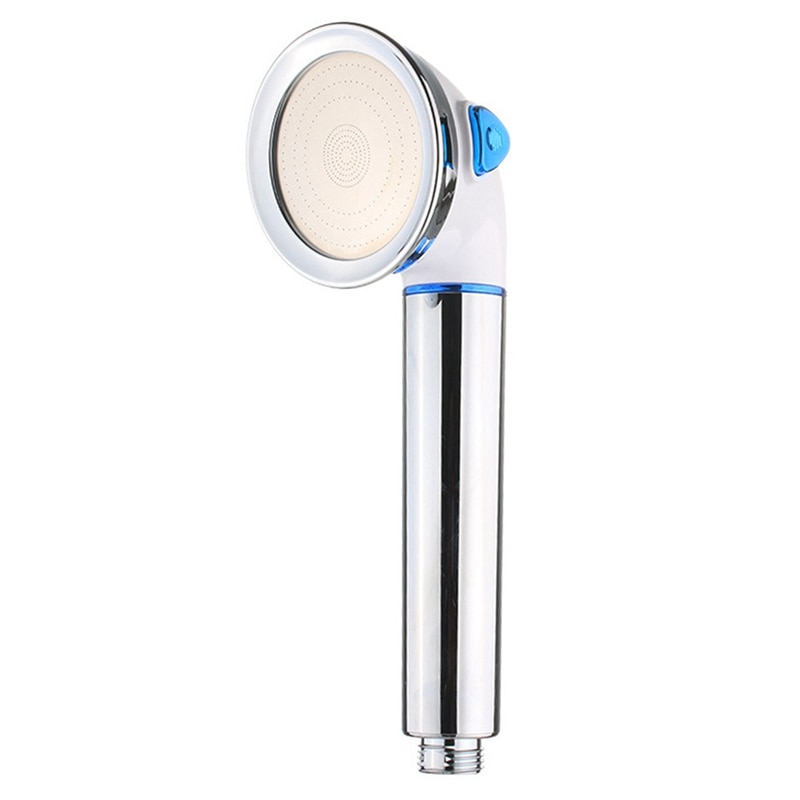 Hoge Druk Douchekop Koreaanse Stijl Pressurized Water Saving Rvs Slang Douchekop Douchekop: White Silver Blue
