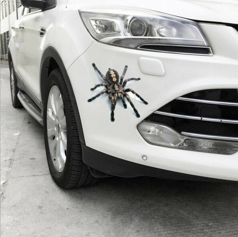 3d edderkop skorpion dyreprint bilvindue kofanger kropsdekal klistermærke vandtæt aftagelig væg kunst tegneserie bil klistermærker