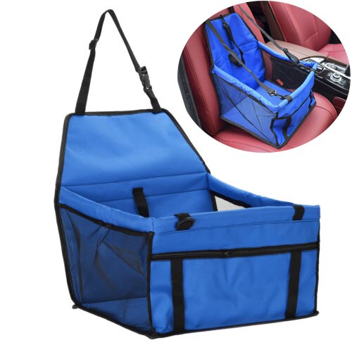 Pet Carriers Hond Auto Pet Seat Cover Hond Autostoel Hond Kofferbak Mat Cover Protector Carrying Voor Katten Honden Mat Hangmat kussen: type 2 blue