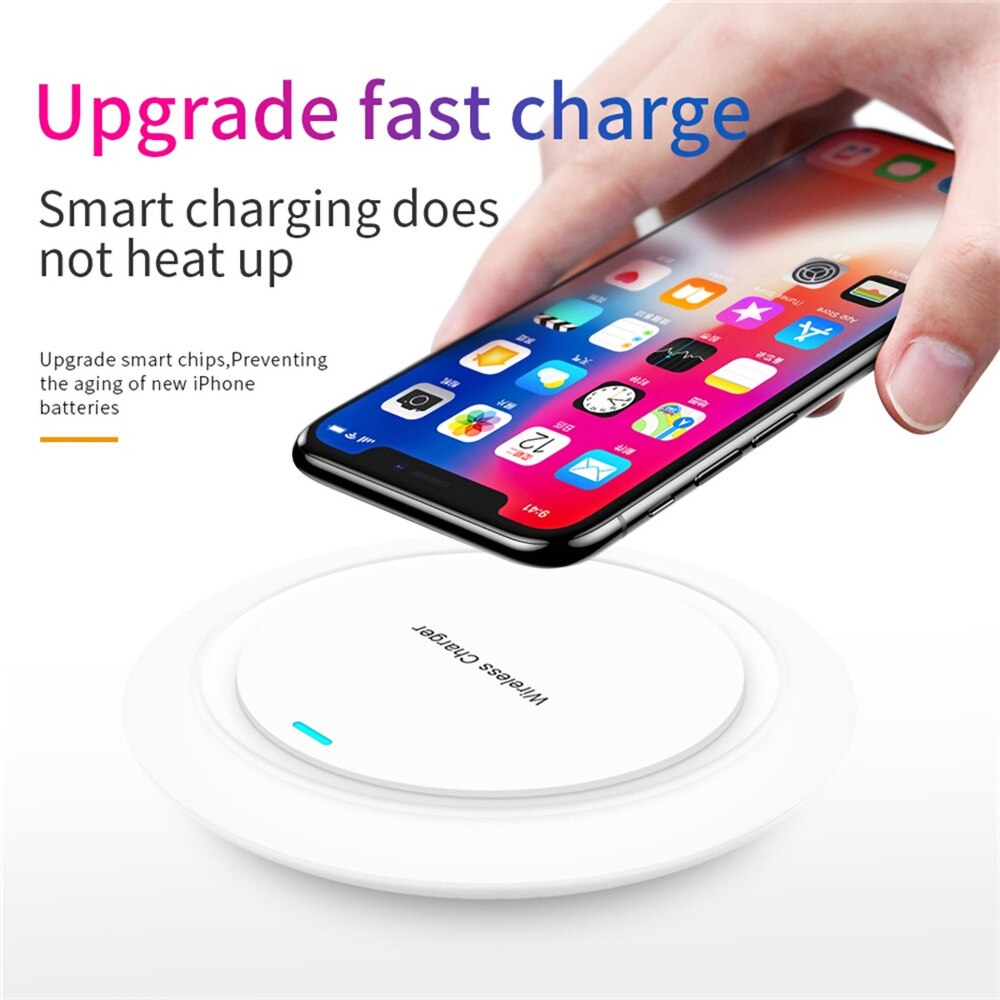 Qi Wireless Charger Pad & Receiver 10W Fast Charging For Samsung S20 S10 iPhone 11 Pro Xs Max X 8 Plus Wireless Quick Charge Set