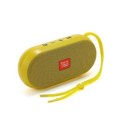 Multifunctionele Bluetooth Speaker Draadloze Speaker Draagbare Bluetooth Card Draadloze Creatieve Audio: Yellow