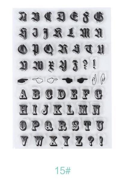 Transparent Silikon Mehrere Stile Dichtung Stempel Karte, Der 3d Stempel Transparent Stempel für Scrapbooking Klar Briefmarken: 14