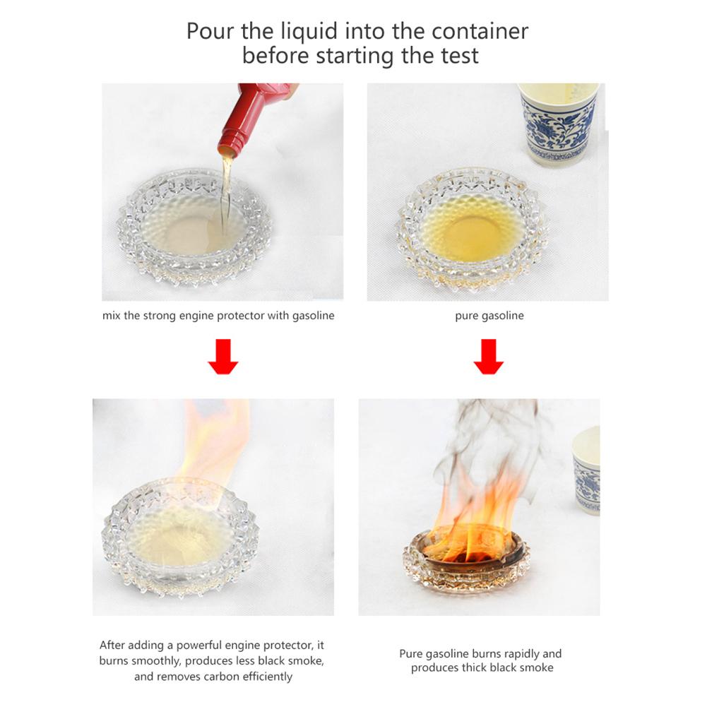 50ml auto benzine brandstof olie saver koolstof reinigingsmiddel verminderen emissies verhogen vermogen verhogen stabilisator brandstofadditief
