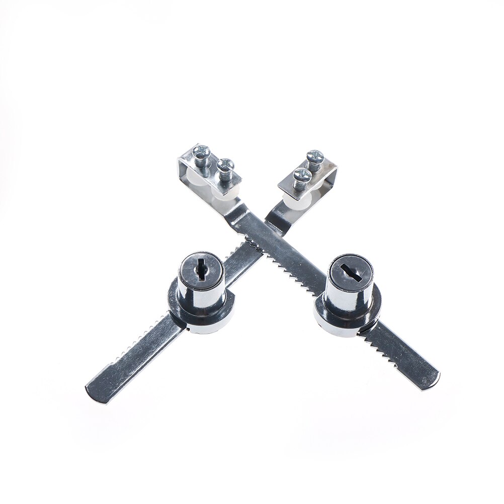 Cabinet Sliding Glass Door Lock+Keys For Reptile Vivarium Showcase Display Case