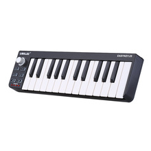 Worlde-teclado MIDI Easykey.25 portátil, minicontrolador USB de 25 teclas, instrumento electrónico