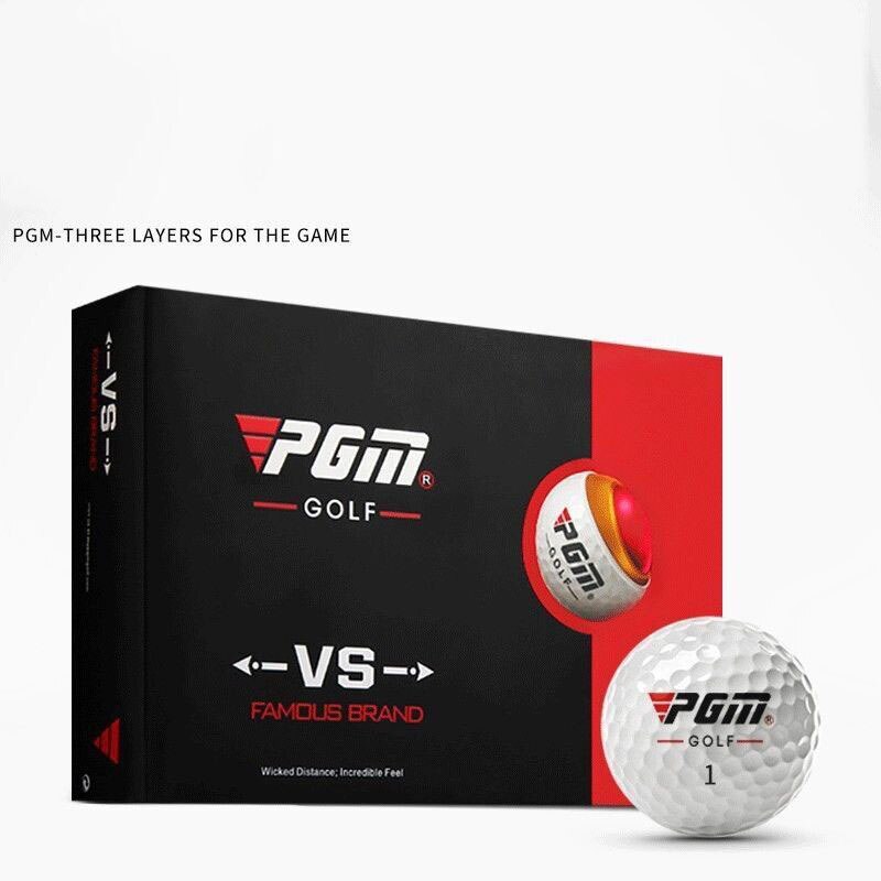 3 layers Golf Ball for the game high-elastic golf competition ball 12pcs/set: Default Title