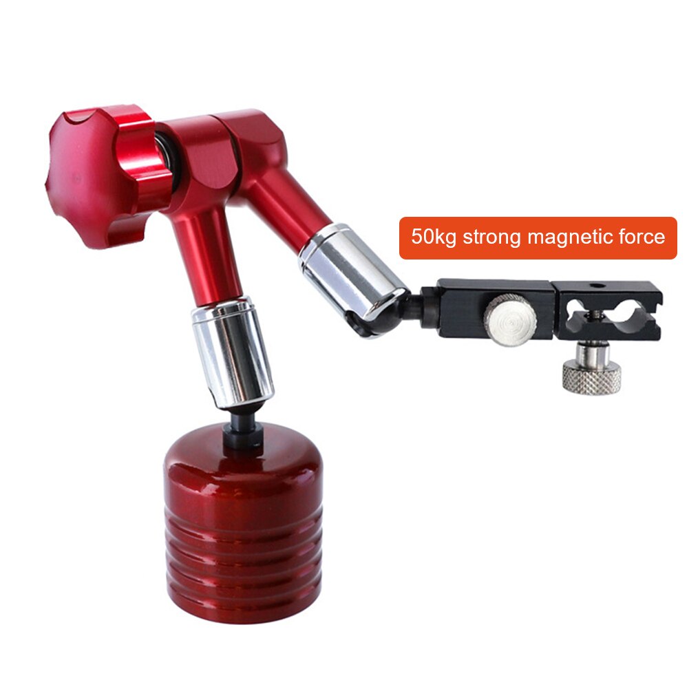 Mini Universal Flexible Dial Test Indicator Magnetic Base Holder Stand Dial Test Indicator Tool Magnetic Correction Gauge Stand