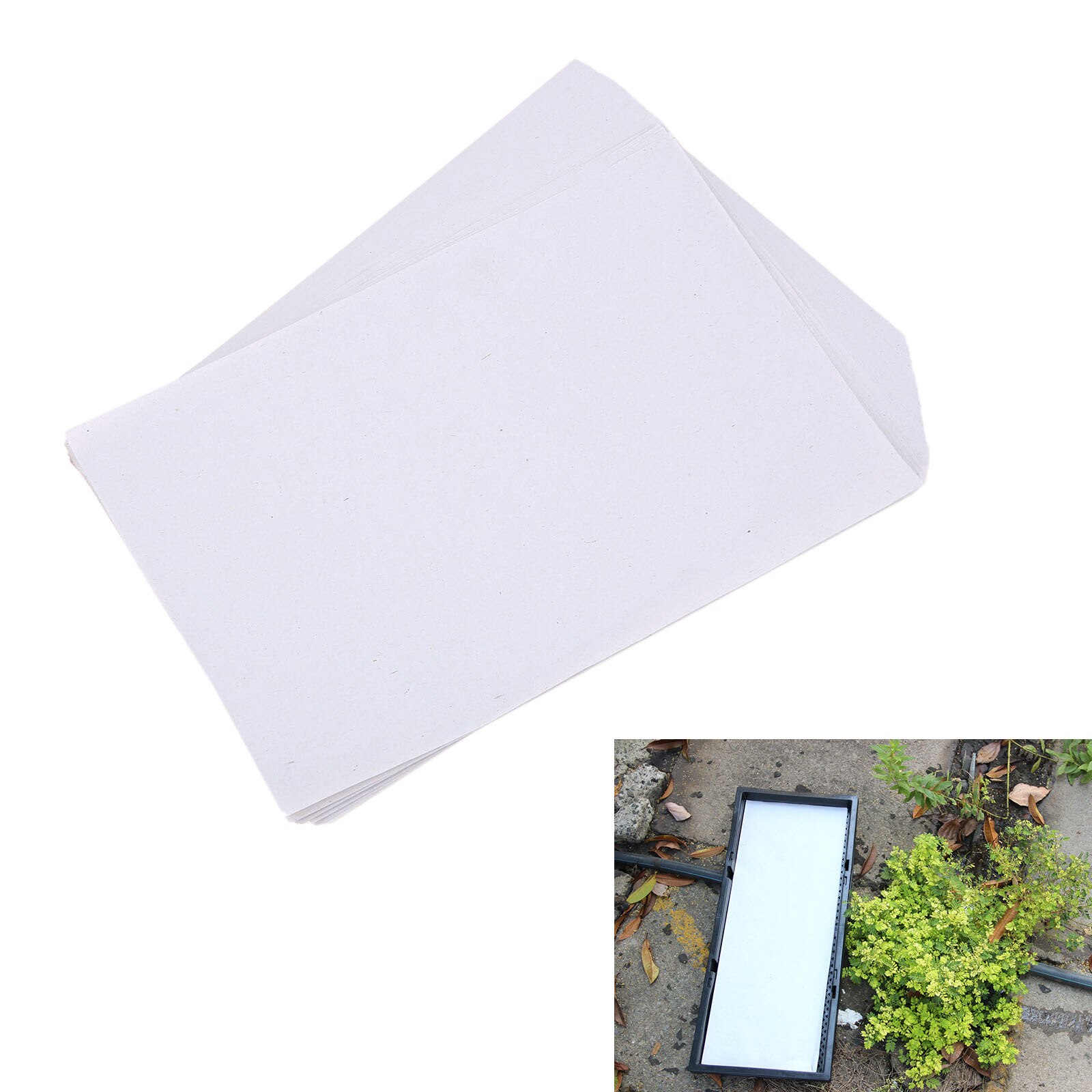100Pcs Soilless Cultivation Nursery Paper Sprouts Plate Seedling Tray Germination Nursery Moisturizing Paper Vegetable Plantings