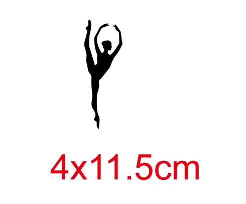 Wall Sticker for Dance room Bedroom black Ballet Dancer Dancing Home Decoration Vinyl Switch Sticker Decal #0632: 04