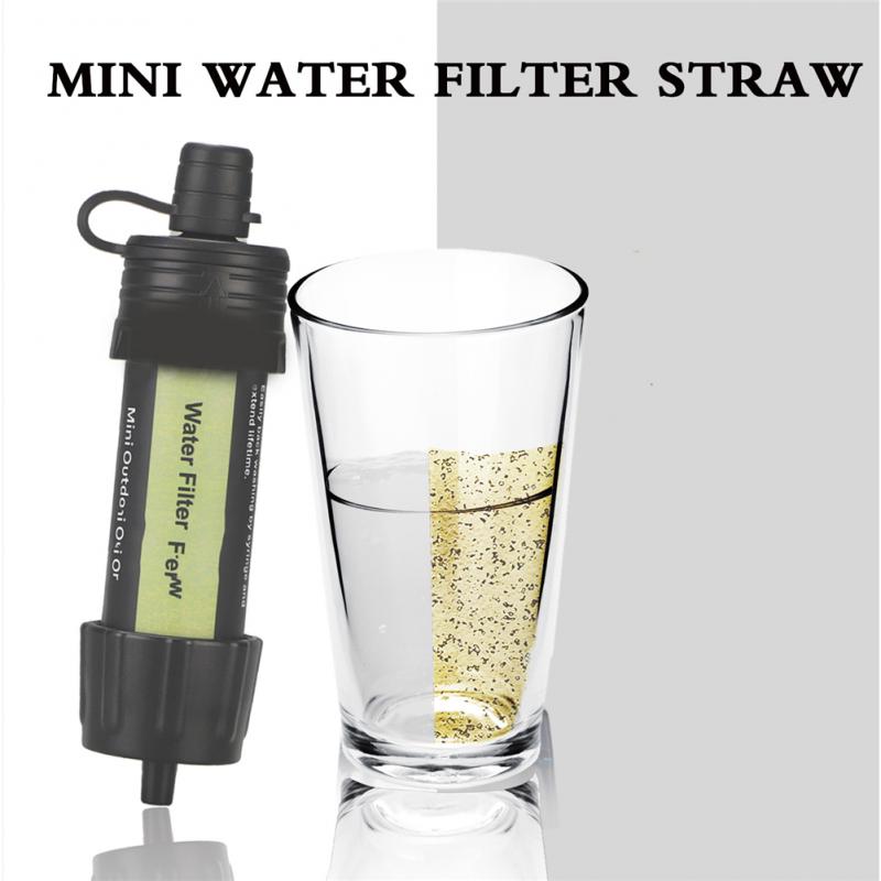 Outdoor Nood Waterzuiveraar Water Filter Stro Filtratie Systeem Purifier Voor Reizen Camping 캠핑 용품