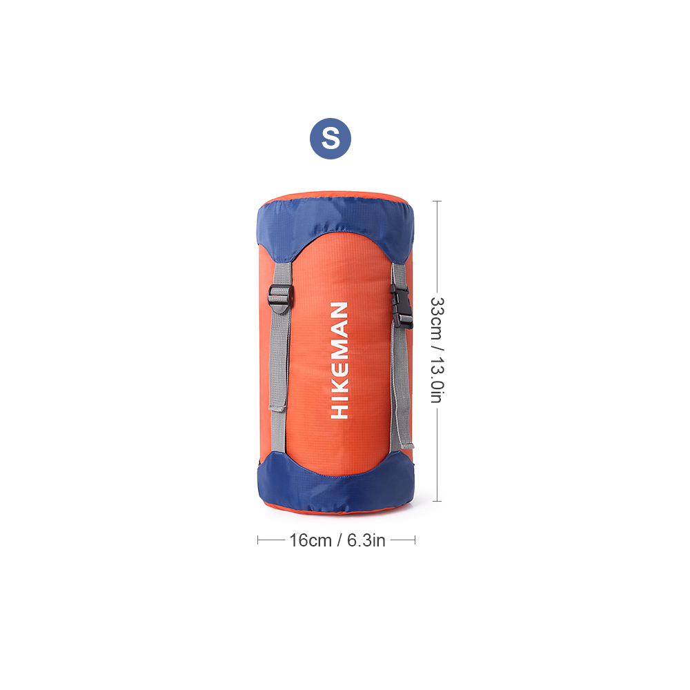 6L/15L/25L Compression Sack Sleeping Bag Stuff Sack Waterproof Ultralight Outdoor Storage Bag for Camping Hiking Backpacking: Orange 6L