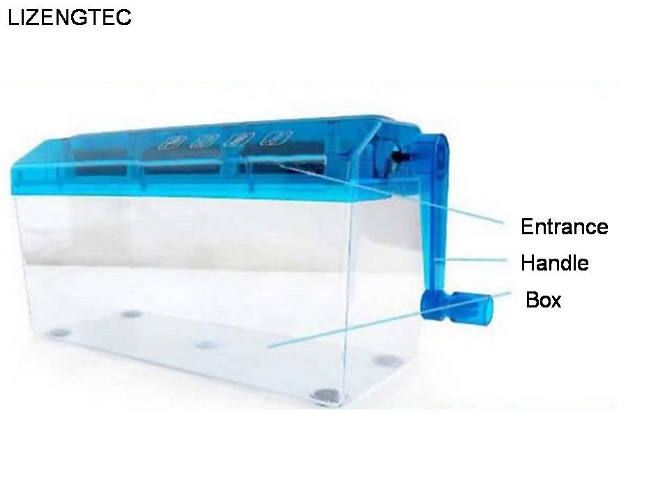 Lizengtec A4 Mini Multi-Functionele Handleiding Papiervernietiger Model A En Model B