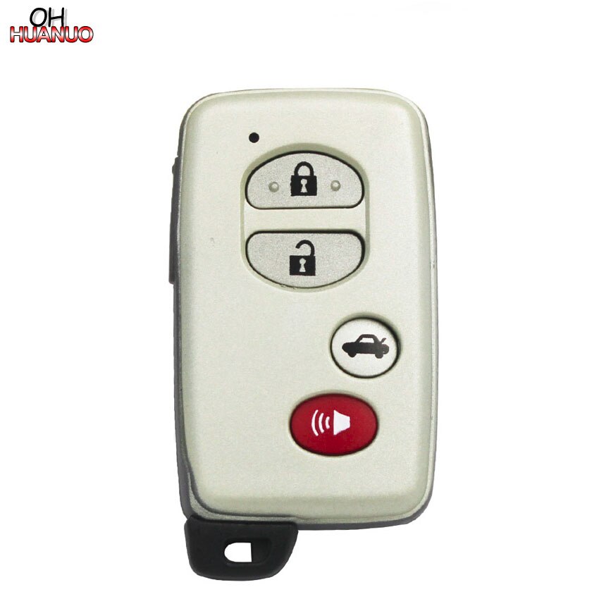 2/3/4 Button Replacement Remote Key Shell Case Fob for Toyota Land Cruiser Prado with uncut insert key