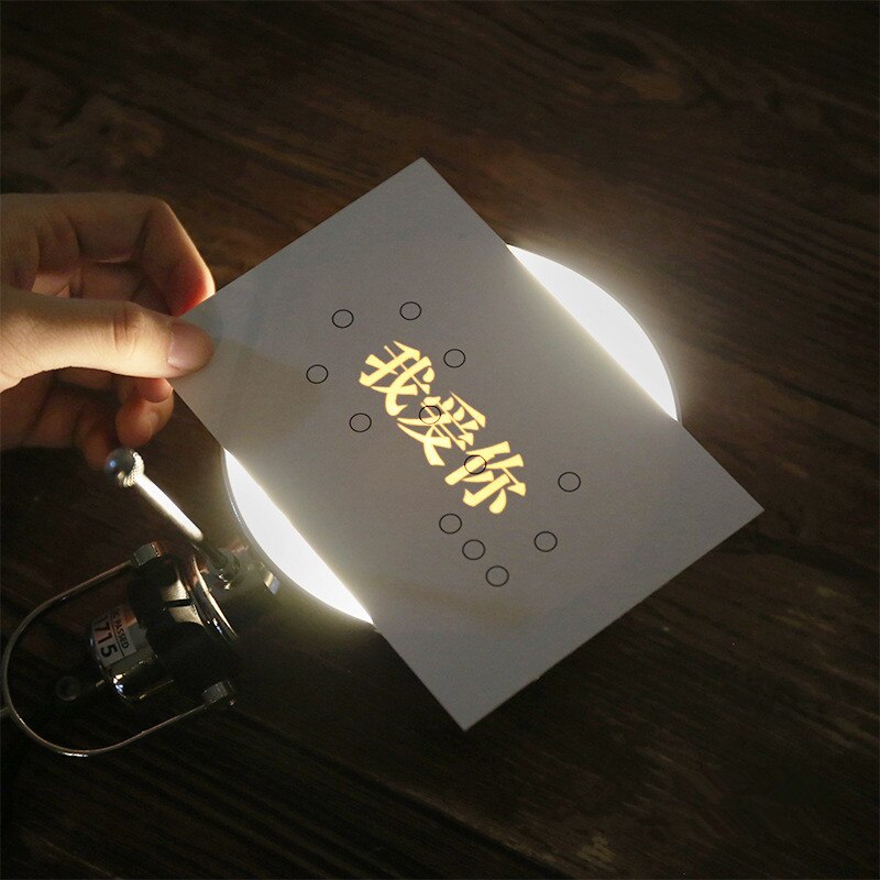 Onzichtbare Wenskaart Glow Postkaart Kerstcadeau Verborgen Tekst Bericht Card Thanksgiving Brief Diy Zegen Papier Envelop