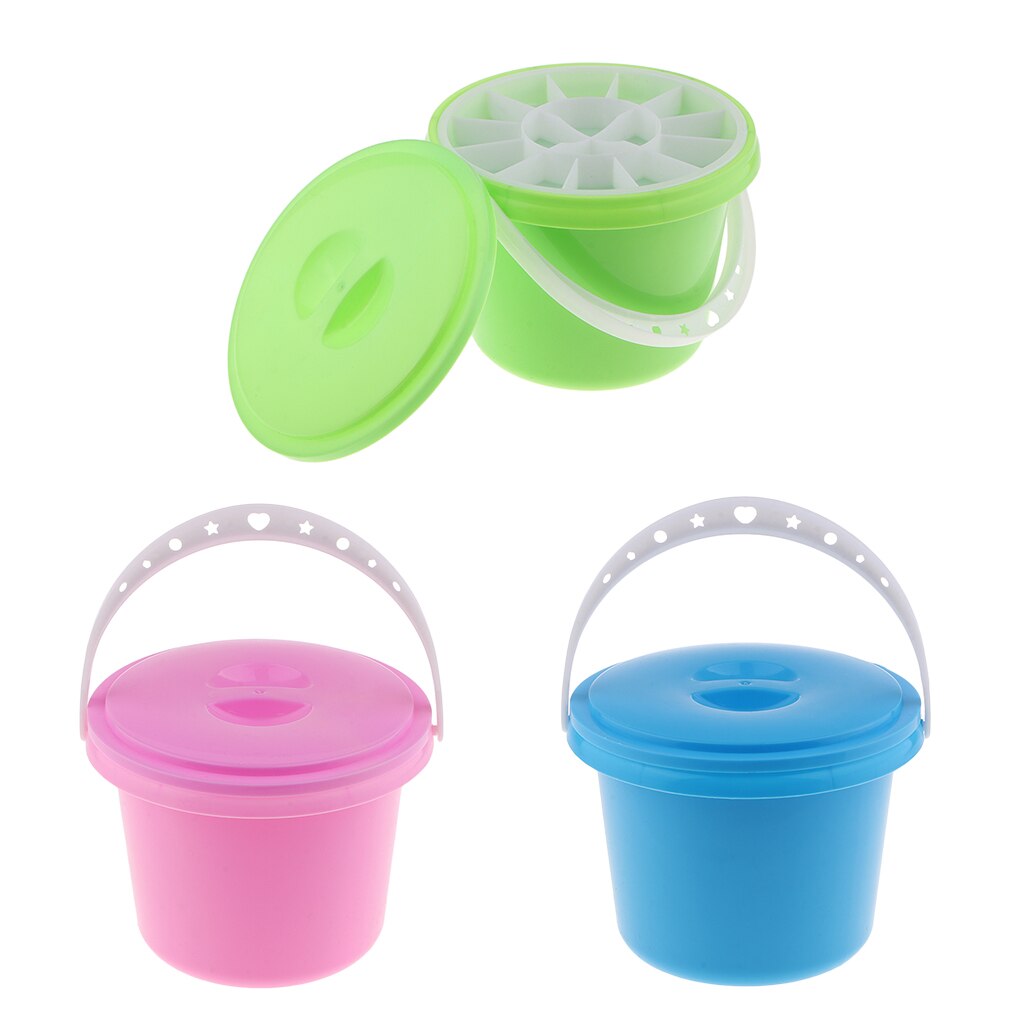 Multifunction Paint Brush Bucket Basin Wash Pen Barrel Brush Washer Palette