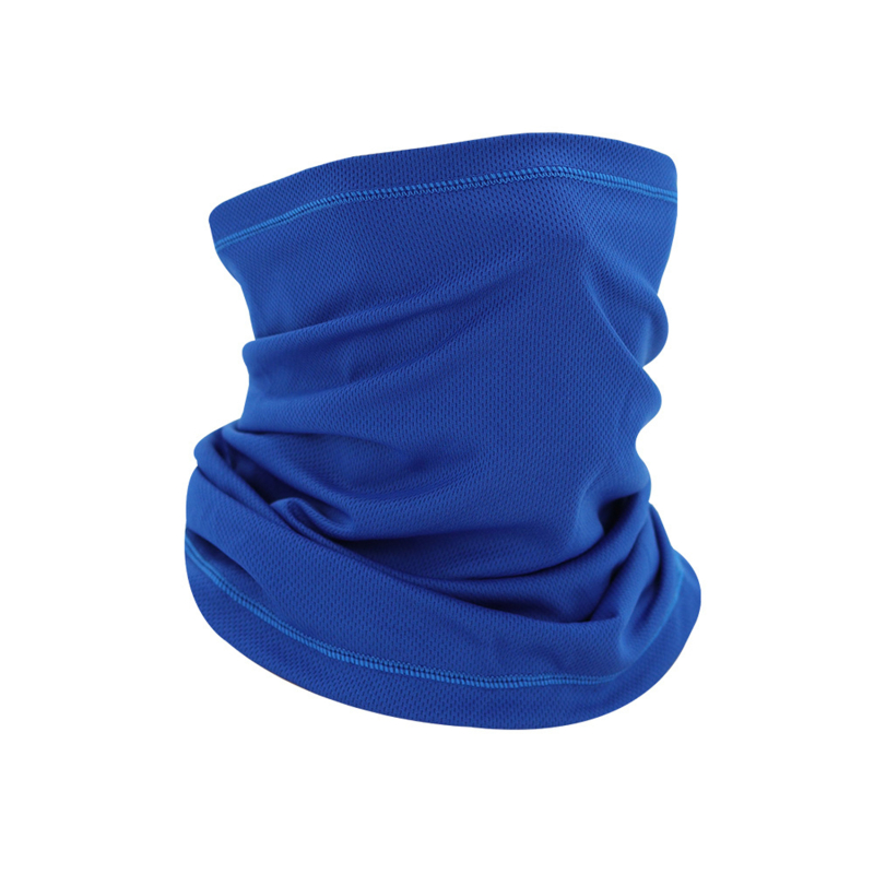 Men Windproof Neck Gaiter Elastic Tube Scarf Ear Cover Male Head Scarves Half Face Sun Ring Headscarf Headband Bandana: Royal blue