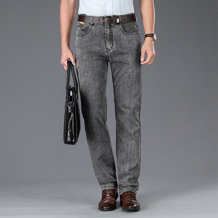 Jeans Invernali Uomo YOUTHUP – Pantaloni Denim Imbottiti In Pile, Gamba Dritta, Lavati, Comodi E Casual