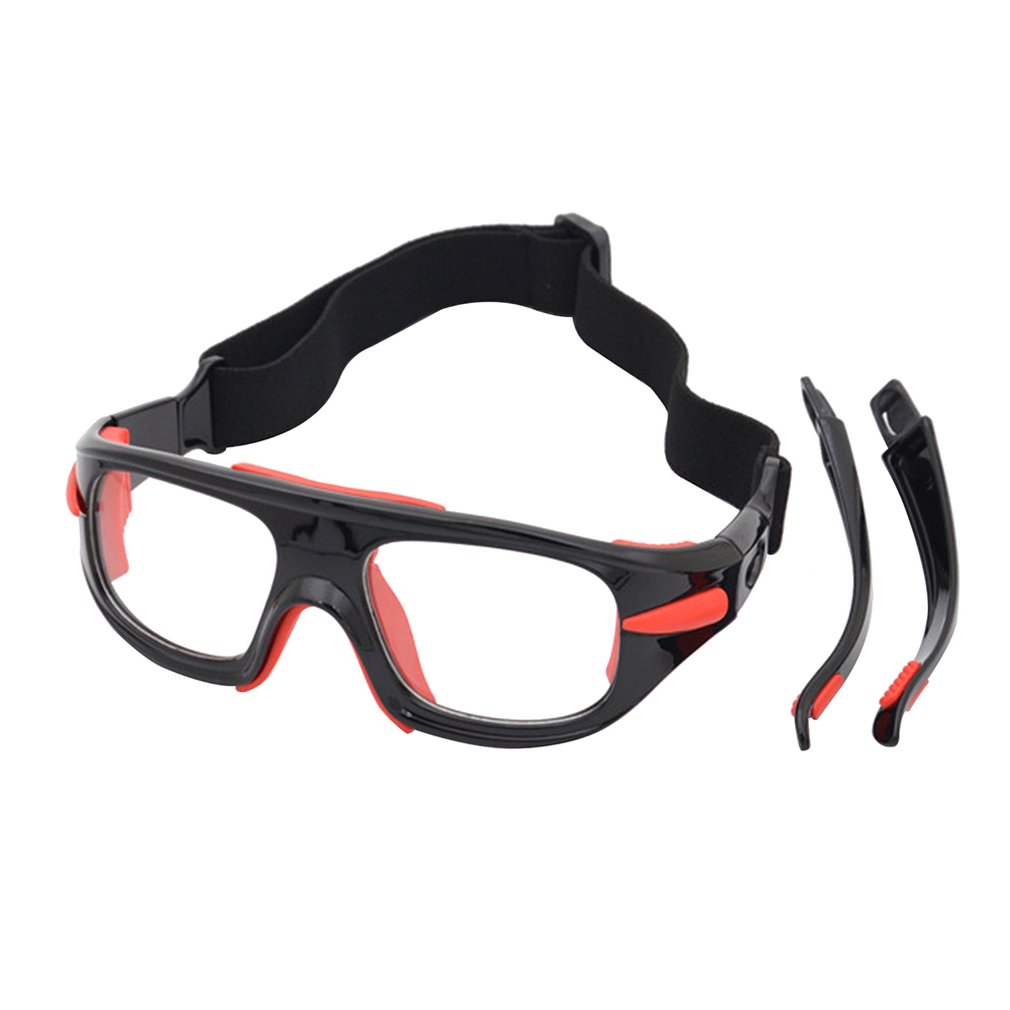 Gafas deportivas de baloncesto para adultos, lentes graduadas para patillas desmontables, fontaneros, carpinteros, electricistas: Default Title