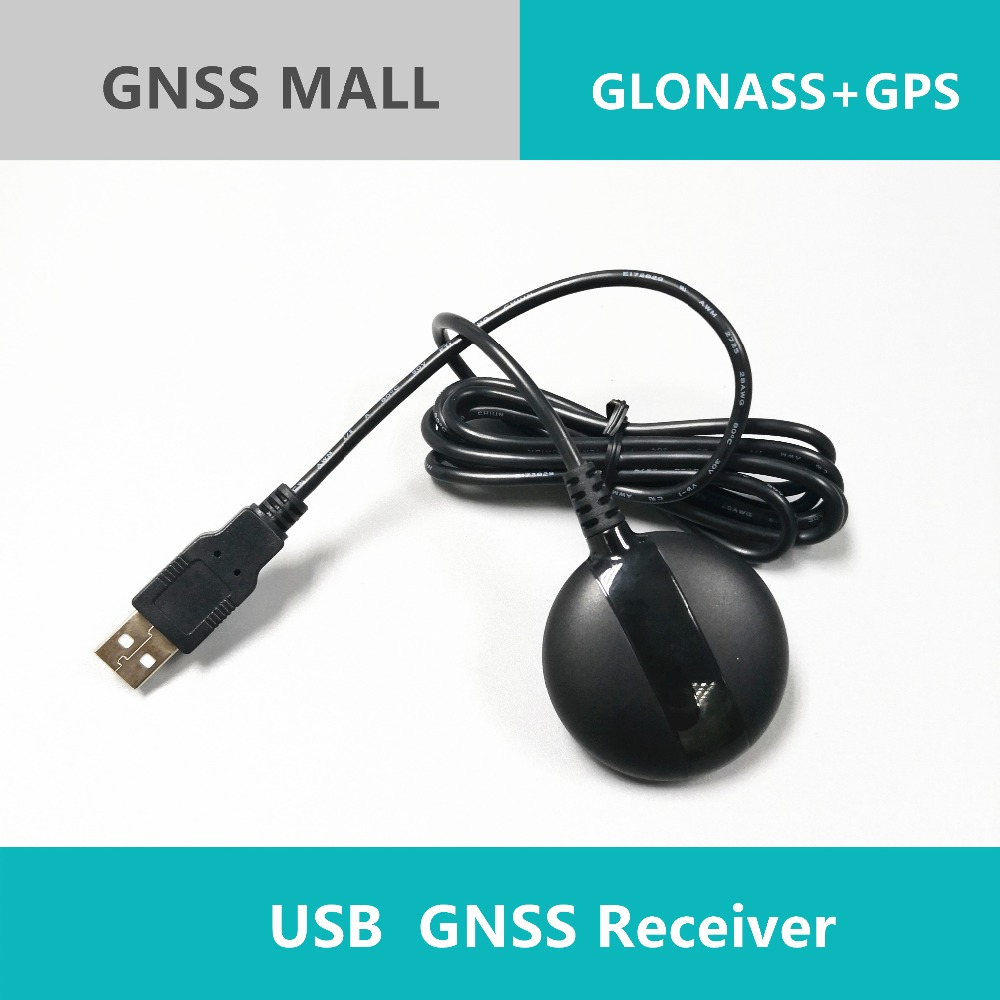 USB GLONASS GPS ontvanger Dual GNSS ontvanger module antenne, 4M FLASH, 1.5 m, GN800GU, beter dan BU-353S4 BU353 TOPGNSS