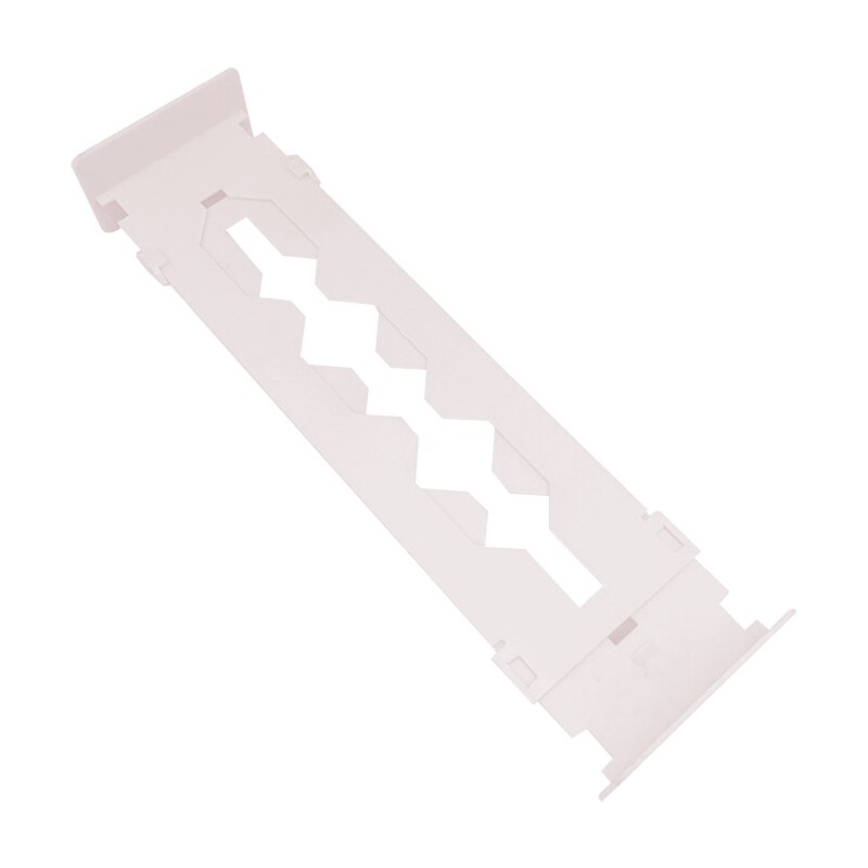 Separador de cajones de armario retráctil ajustable, listón para almacenamiento, multiusos, bricolaje, organizador, separadores para el hogar y la Oficina, 5 colores: White