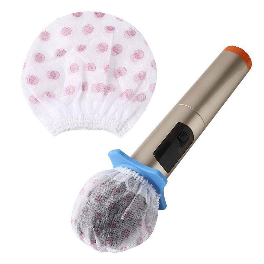 Microphone Cover 100Pcs KTV Disposable Non-woven Cloth Microphone Odor Removal Hygiene Cover