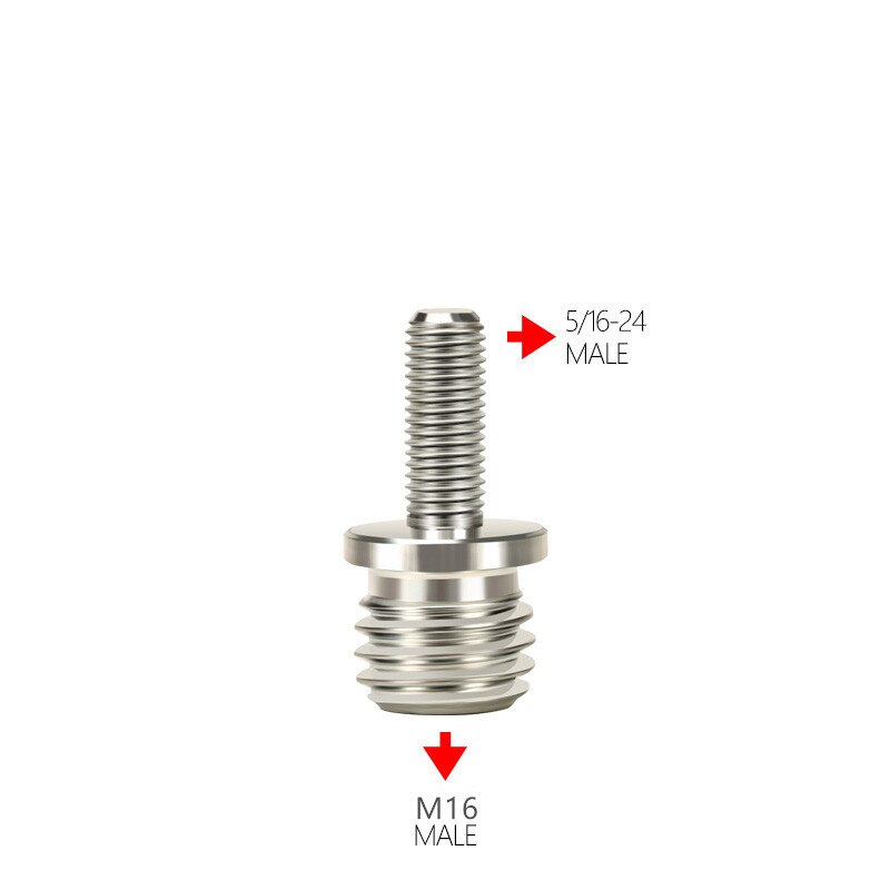 SPTA 1Pc Drill Aapter Thread For Polishing spindle nut Loop Backer Plate Backing Pad Polisher 5/8 11 M14 5/16 24 Thread Buffer: M16 change to 516-24