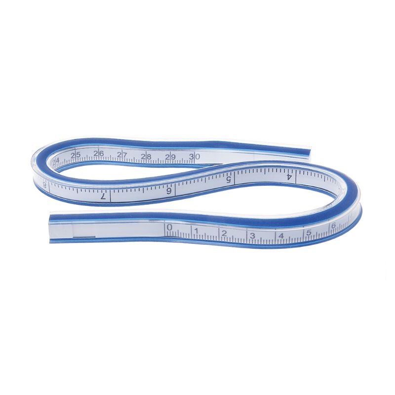 Flexible Curve Ruler Drafting Drawing Tool Plastic Vinyl 30cm 40cm 50cm 60cm