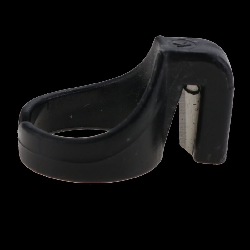 Dedal de plástico para máquina de coser, cortador de hilo, hoja de dedo, aguja, accesorio para máquina de coser doméstica, 3 unids/set por juego
