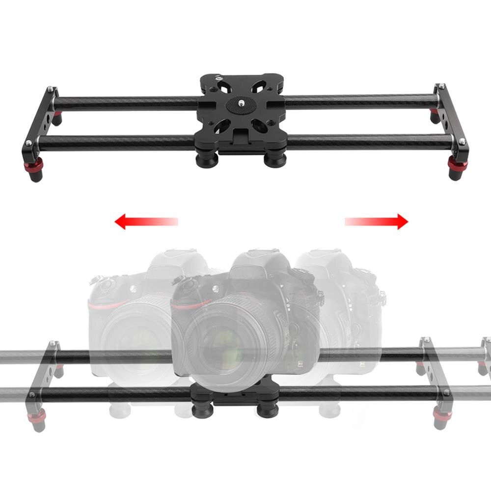 camera slider 42cm Carbon Fiber Camera Track Slider Video Stabilizer DSLR Rail Camcorder Filming dolly Camcorder Track Rail