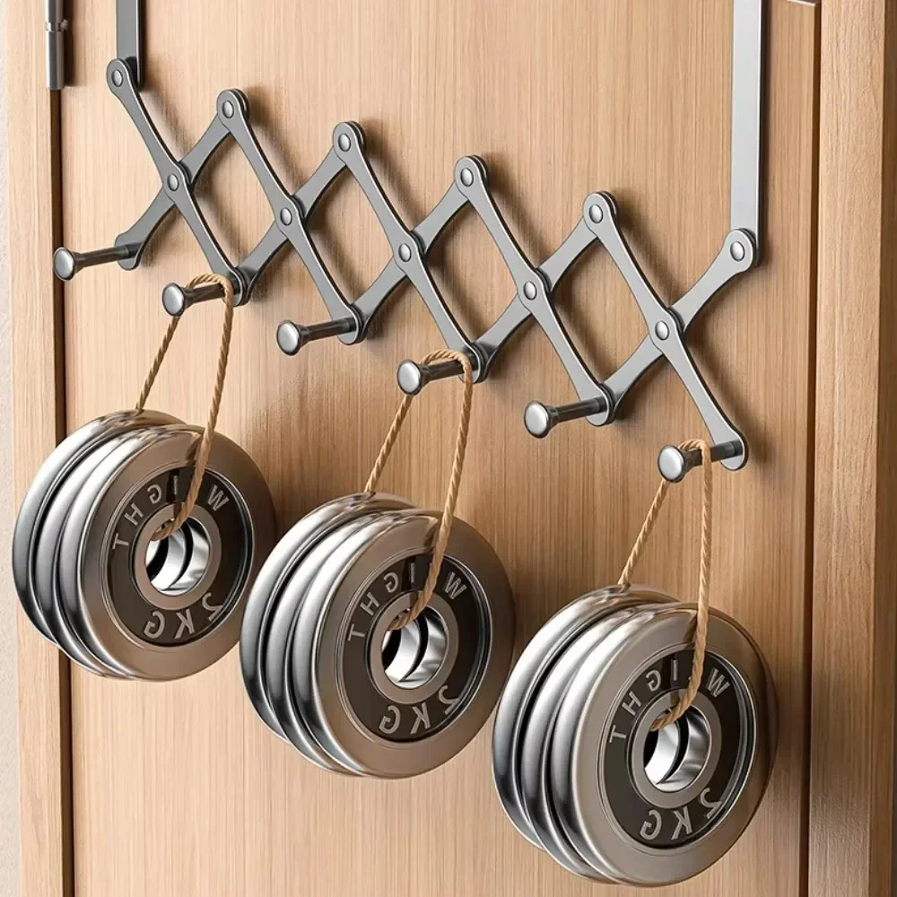 Crochet pour manteau d'armoire, crochet évolutif derrière la porte, pylons imperméables et résistants à l'usure, support organisateur de chambre à coucher Non perforé