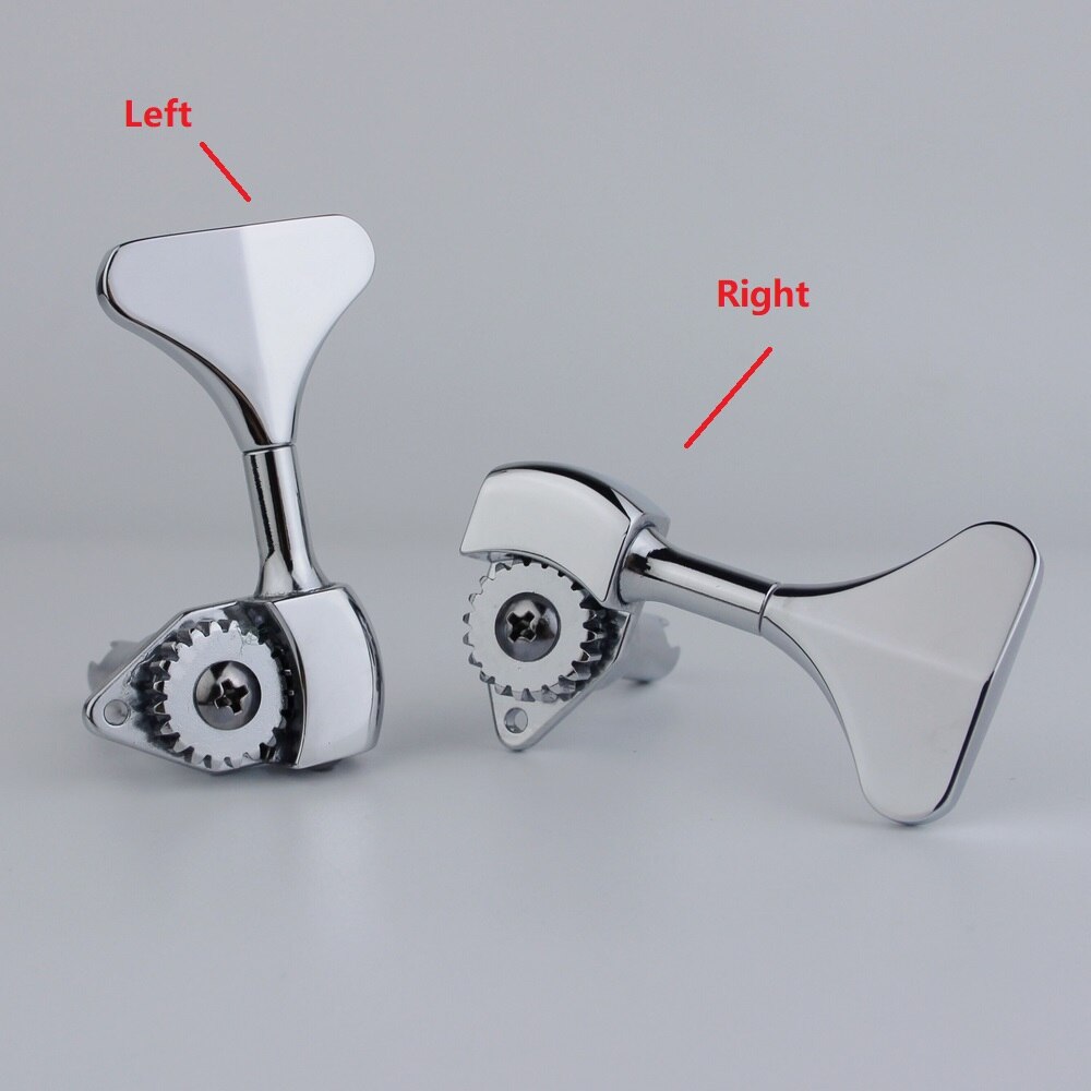 Bass Tuners 1:20 Verhouding Gitaar Machine Chrome Heads Gitaar Tuning Key Pinnen Open Gear