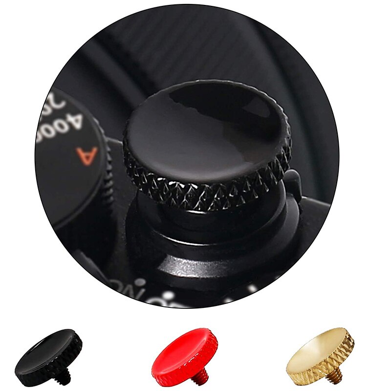 Camera Shutter Button, Upscale and Delicate Soft Shutter Release Button (3 Pack)