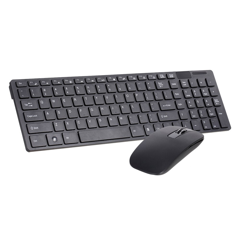 Wireless Keyboard Mouse Combo 2.4GHz Wireless Keyboard 1200DPI Optical Mouse for Home Office Use Share 1 USB Receiver