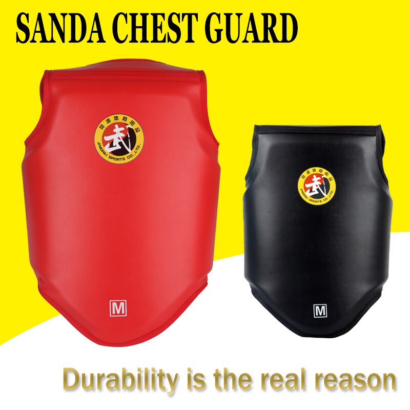 Thickened MMA Chest Protector Sanda Wrestling Chest Support Protective Gear Boxing Sparring Fighting Chest Protector